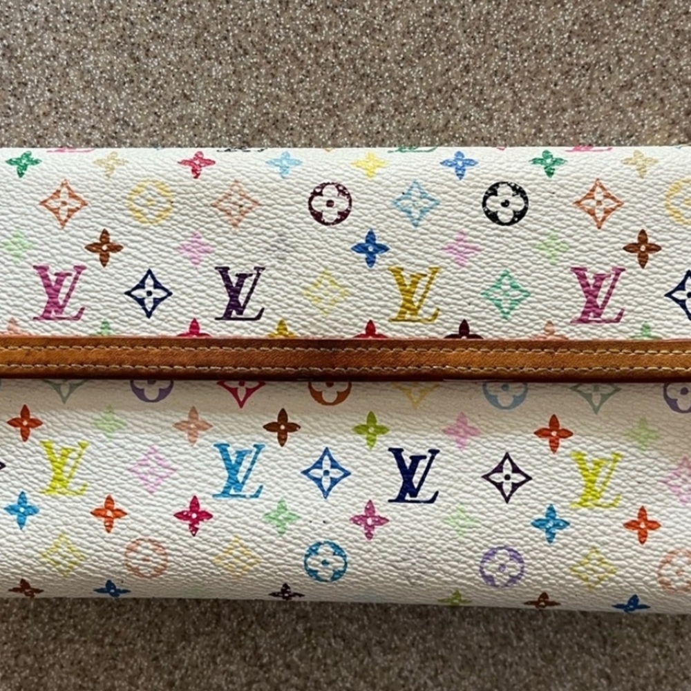 Louis Vuitton Murikami Multicolor Monogram Wallet